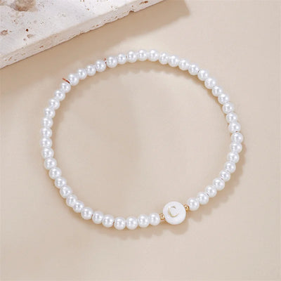 Pearl Initials – Personalisiertes Buchstabenarmband A–Z✨