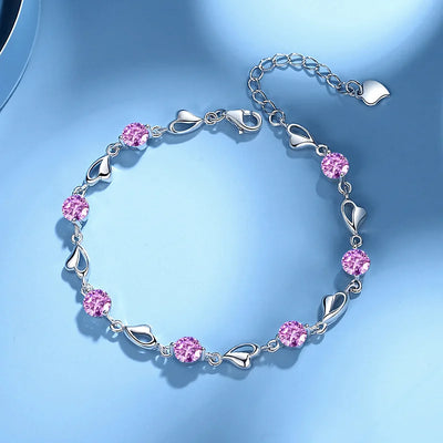 Zeitlose Eleganz: 925er Silber-Armband mit Zirkonia