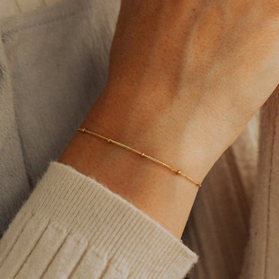 Zartes 585 Goldarmband ✨ – Minimalistische Eleganz aus Echtgold