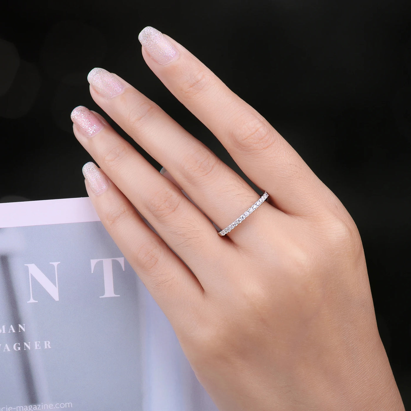 💍 Zeitloser Luxus – 925 Silberring mit Moissanite & GRA Zertifikat ✨