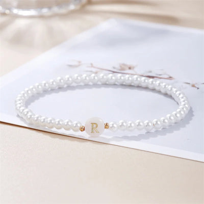 Pearl Initials – Personalisiertes Buchstabenarmband A–Z✨