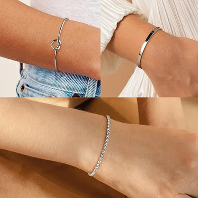 Serenity Trio – Armband-Set mit Herz & Glanz ✨💖