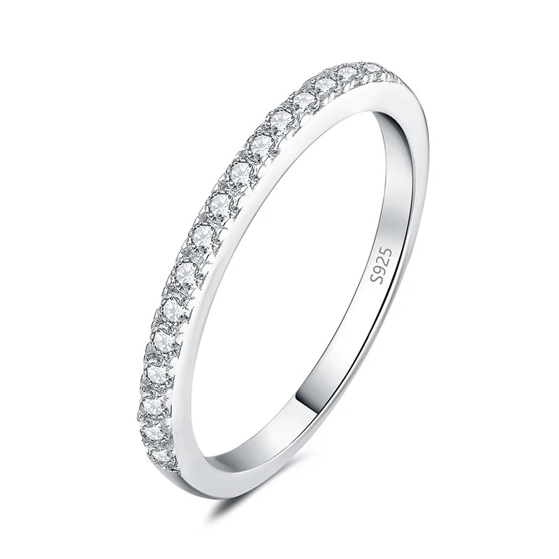 💍 Zeitloser Luxus – 925 Silberring mit Moissanite & GRA Zertifikat ✨