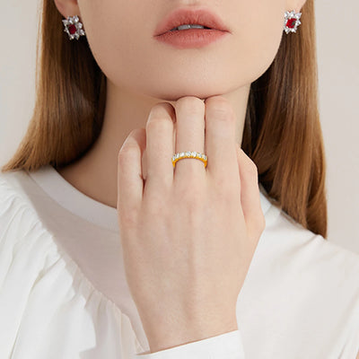 Royal Diamond – Ring aus echtem Gold & zertifizierten Diamanten💎✨