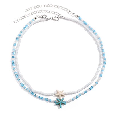 🌊 Seastar Vibes – Sommerlicher Choker mit Seestern 🤍✨