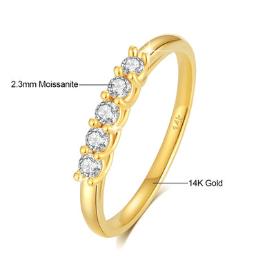 Golden Glow – 14K Zirkonia Ring für Everyday Queens 👑✨