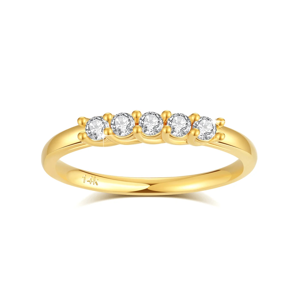 Golden Glow – 14K Zirkonia Ring für Everyday Queens 👑✨