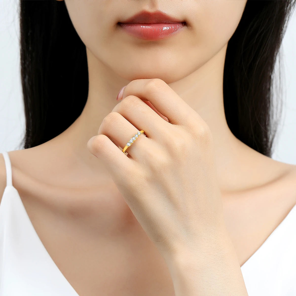 Golden Glow – 14K Zirkonia Ring für Everyday Queens 👑✨