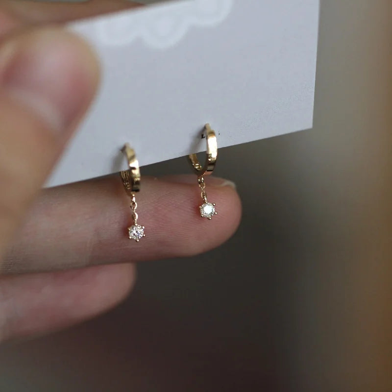 ✨ Elegante Zirkonia-Ohrringe in Gold – Zeitlose Schönheit für jeden Anlass 💎