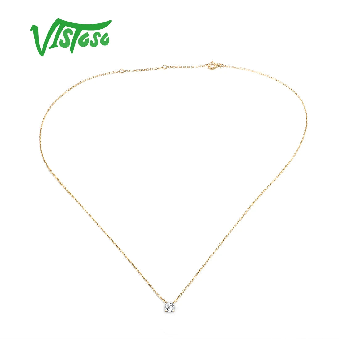 ✨ 375 Goldkette mit Echtem Diamant – Zart, Zertifiziert &amp; Zeitlos 💛