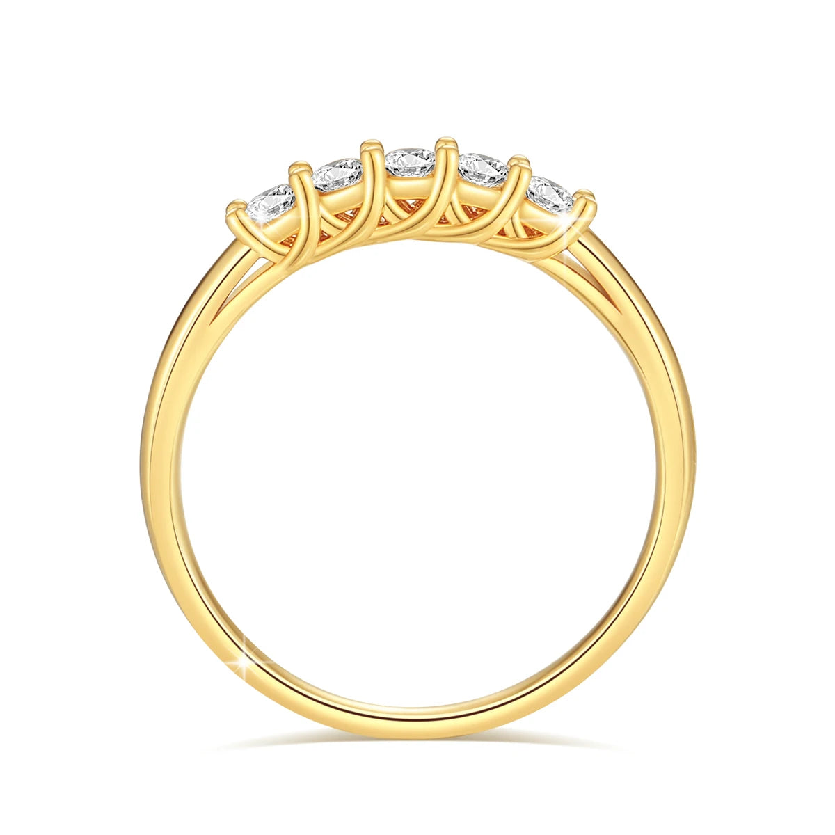 Golden Glow – 14K Zirkonia Ring für Everyday Queens 👑✨