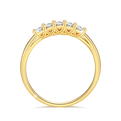 Golden Glow – 14K Zirkonia Ring für Everyday Queens 👑✨