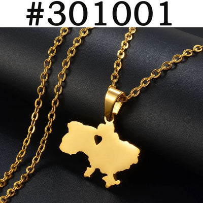 Ukraine Map Kette – Heimat, die du tragen kannst
