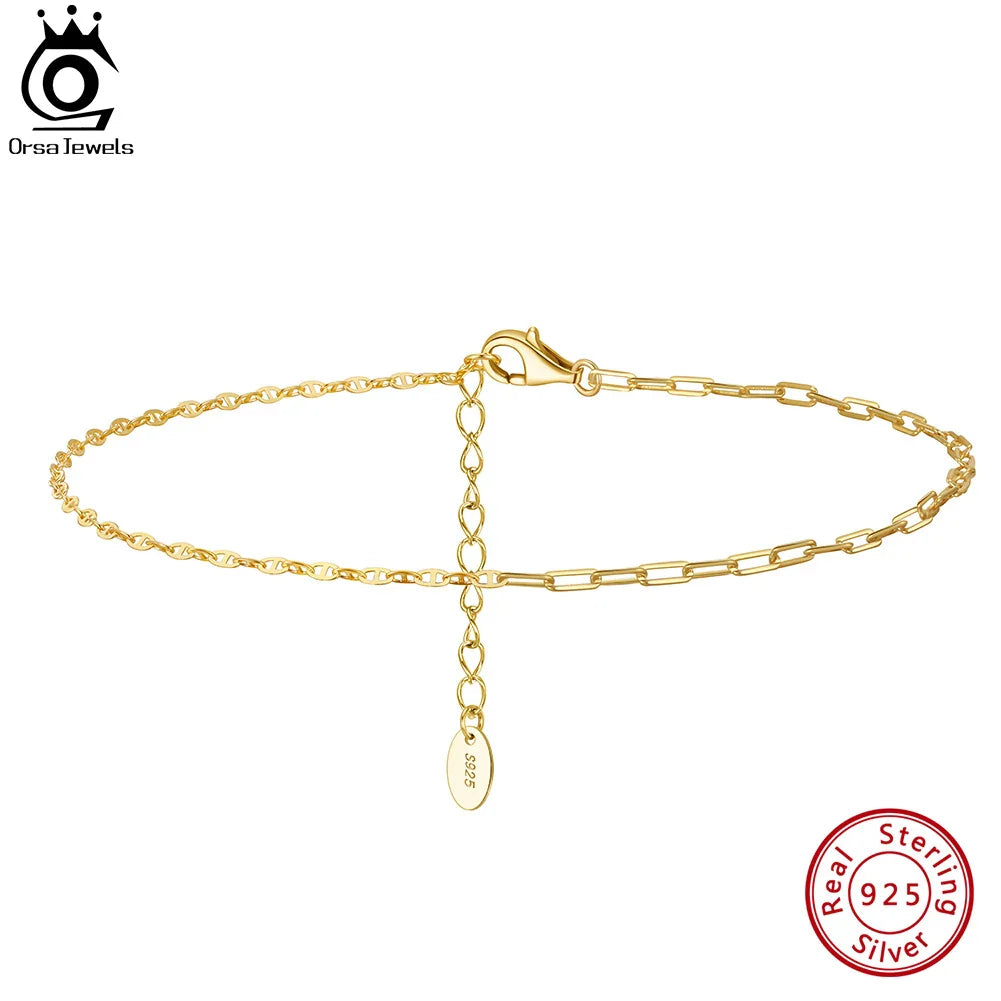 Elegante Silber-Fußkette für Damen – Perfekt für jeden Anlass