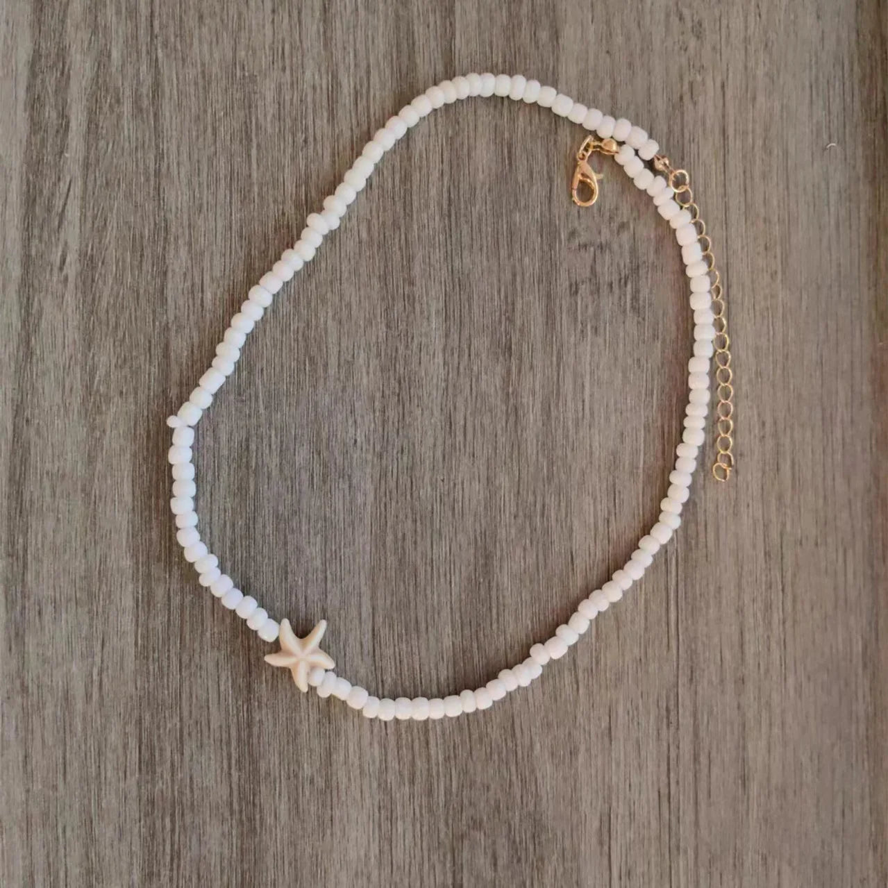🌊 Seastar Vibes – Sommerlicher Choker mit Seestern 🤍✨