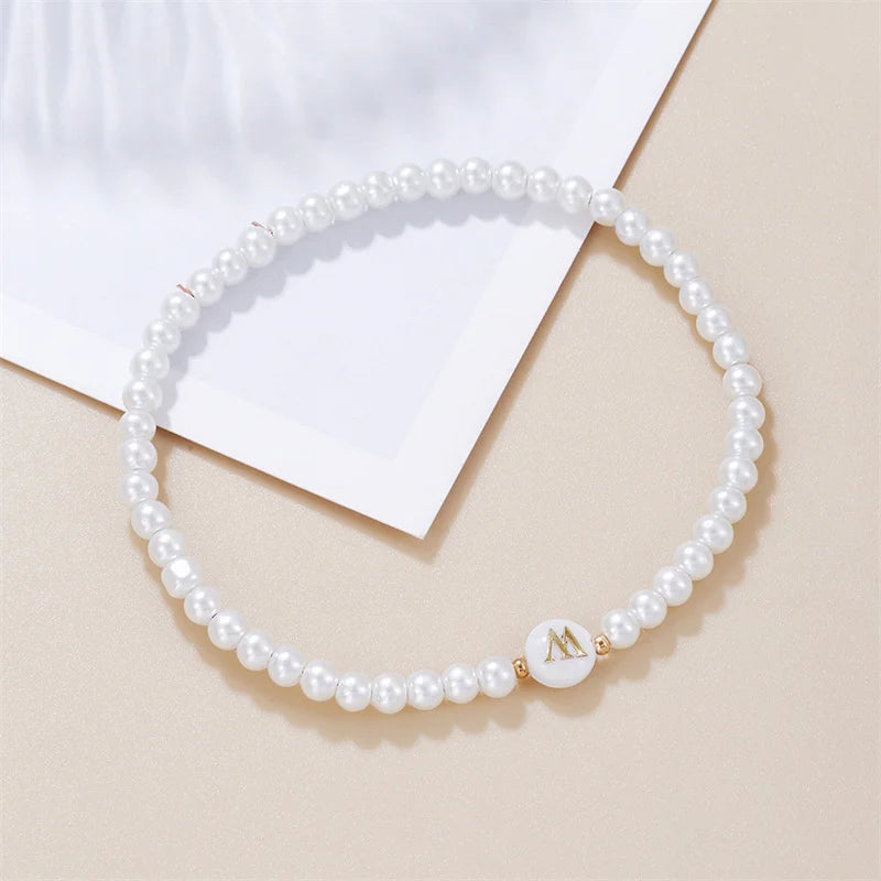 Pearl Initials – Personalisiertes Buchstabenarmband A–Z✨