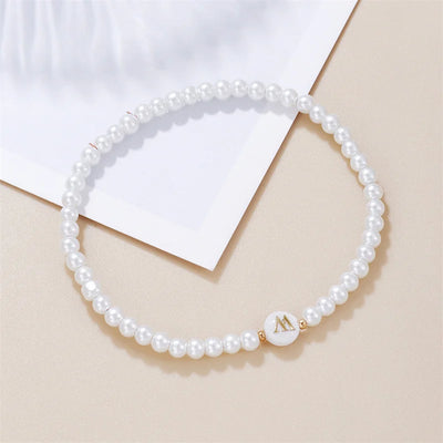 Pearl Initials – Personalisiertes Buchstabenarmband A–Z✨